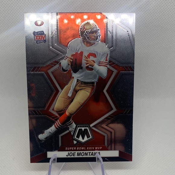 Joe Montana San Francisco 49ers Silver Super Bowl XXIV MVP Panini Card In Case - Picture 3 of 7